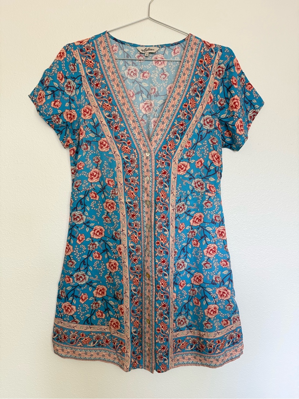 Arnhem Bella Rosa Mini Dress in Olympia Size Small